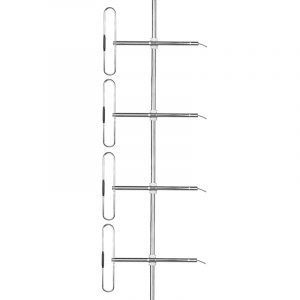 02531B4 02531B4 - Benelec VHF High Band Base 4 Bay Offset Dipole Array Antenna 136-174MHz