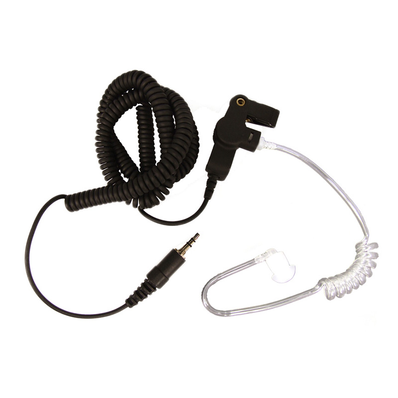 07811 07811 - Listen Only kit - Coiled Acoustic Ear Tube w/ 3.5mm mono Plug for Speaker Mic