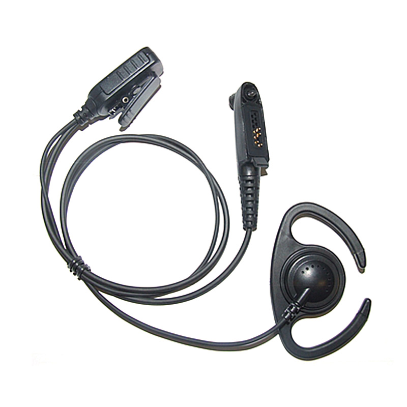 07832M5 07832M5 - Flexible 'D' Ear Headset In-line Push-To-Talk with M5 Termination