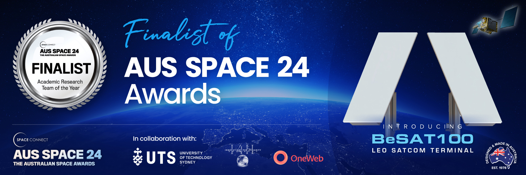 Australian Space Awards 2024 web2 Benelec is a Finalist at the AusSpace24 Awards