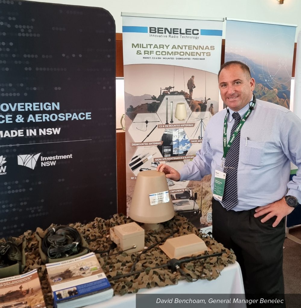 Benelec at the Defence NSW showcasing Innovative Radio Technology at 2022 AIDN Australian Sovereign Capability Showcase